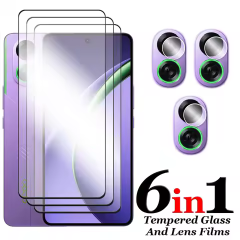 6in1 For OPPO K13 Turbo Pro Glass For OPPO K13 Turbo Tempered Glass 2.5D Full Cover Screen Protector