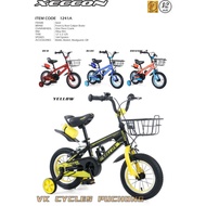 XECCON 12'' Steel Frame Bicycle BIKE FOR KIDS  with Training Wheels basikal budak age 3-8 Children B