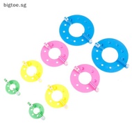 [bigtoe] 8PCS 4 sizes Fluff Ball Weaver PomPom Maker Knitting Loom Kit  [SG]
