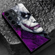 Joker 01 design Phone Case Glass for Samsung Galaxy S20 S21 S22 S23 S24 S25 Ultra Plus S23FE S24FE A