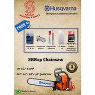 Husqvarna 288XP Chainsaw 20'' / 24'' / 28'' / 30'' Guide Bar And Chain (Made in Brazil)