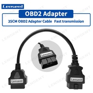 Lensent Car Obd2 Cable Connector Automobile motorcycles Obd Adapter Splitter cable OBDII