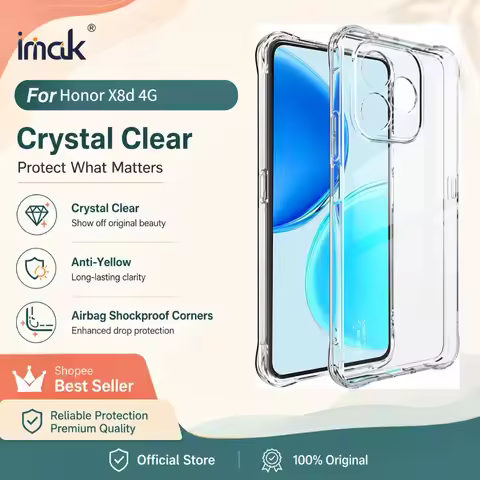 Soft Case For Honor X8d 4G X6d 5G Transparent TPU Airbag Bumper Shockproof CA0002