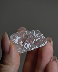瑞士水晶浮生鑽頭晶形 Quartz from Tiefen Glacier, Switzerland
