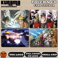[ NARUTO SHIPPUDEN Series ] Touch n Go Card Sticker Cover / Credit Card Sticker Cover/ Debit Card St