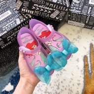 melissaˉHigh Quality Original-New Brazil Children's Sandals Mermaid Princess Shoes Girls Jelly Shoes Summer Soft Bottom Peep Toe Beach Shoes