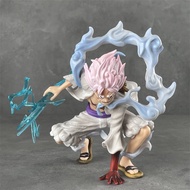 One Piece GK Squatting Posture Lightning Sun God Nicaluffy Second Gear Fruit Awakening Anime Figure 