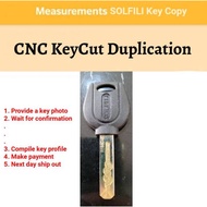 SOLFILI Key Copy Duplicate with CNC Machine accuracy 99%