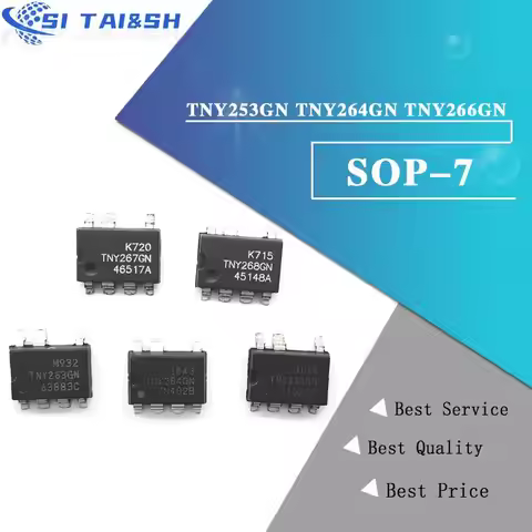 5PCS TNY253GN TNY264GN TNY266GN TNY267GN TNY268GN TNY274GN TNY276GN TNY277GN TNY278GN TNY280GN TOP22