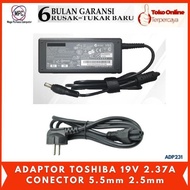 Toshiba 19V 2.37A Adapter Size 5.5mm 2.5mm
