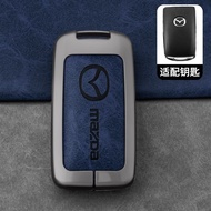 【360° Full Package】Zinc Alloy Remote Car Key Case Caing Cover Shell For Mazda Mx5 Mx30 2 3 6 Cx60 Cx