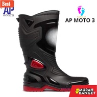 Latest men's boots - AP BOOTS MOTO 3 BLACK RED 38-45 - BOOTS BIKERS MOTO 3 SHOES - AP BOOTS