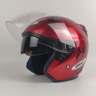 (Good) GMT HALF FACE HELMET/ DOUBLE VISOR HELMET SNI MOTORCYCLE HELMET / HELMET