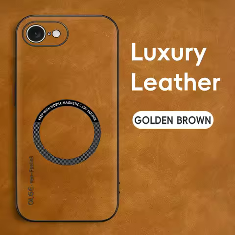 Cover Soft Retro Magnetic Retro Leather Soft Case For iPhone 16E 17E iPhone16E iPhone17E 5G Wireless