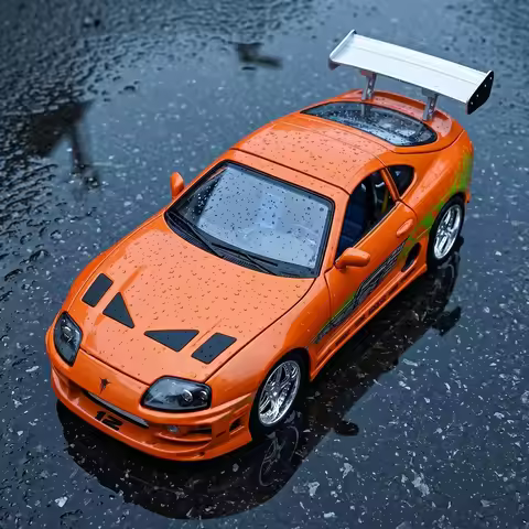 1:24 Supra A80 TRD 3000GT Replica Diecast Model Sports Car Alloy Collectible Display Vehicle for Hob