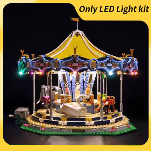 LYBMTWF LED Lighting Kit Compatible with Lego 10257 Carousel Building Blocks(NOT Include The Model B