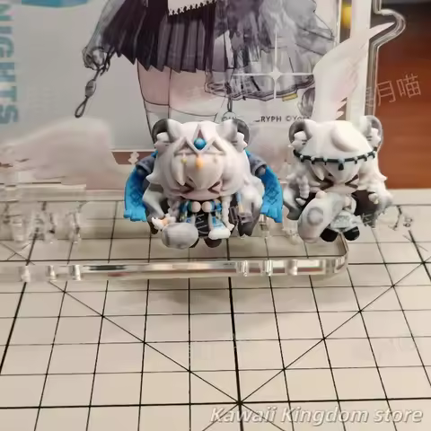 Arknights Pramanix the Prerita Anime Cosplay Schoolbag Key Chain Pendant Keychains Student Student F