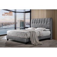 【In stock】[FREE Delivery] 10" Divan Base Bed Frame with Headboard - Single / Super Single / Queen / 