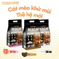 RIO CAT CASSAVA sand 2KG BAG - New generation RIO CAT CASSAVA deodorizing cat litter