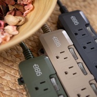 +886 極野家 4開3插 3USB過載保護延長線1.8米-3.5A大輸出HPS1431