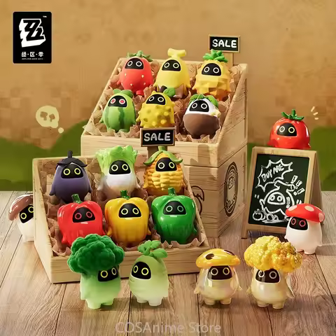 Official Zenless Zone Zero ZZZ Bangboo Mini Vegetable Game Model Ornament Decoration Mihoyo Cosplay 