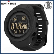 NORTH EDGE MARS 5 Smart Watch Men SPO2 PPG Heart Rate Monitor 5ATM Protection Digital Watch