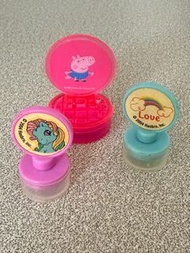 Peppa Pig pony stamp 公仔印