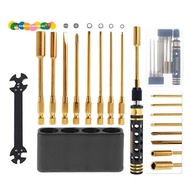 9 in 1 RC Tool Kit, RC Car Tool Kit RC Hex Driver Screwdriver Set for RC Car Hobby Tools