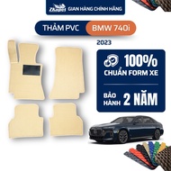 BMW 740i 2023 ZKAPET PVC car floor mats (5 seats)