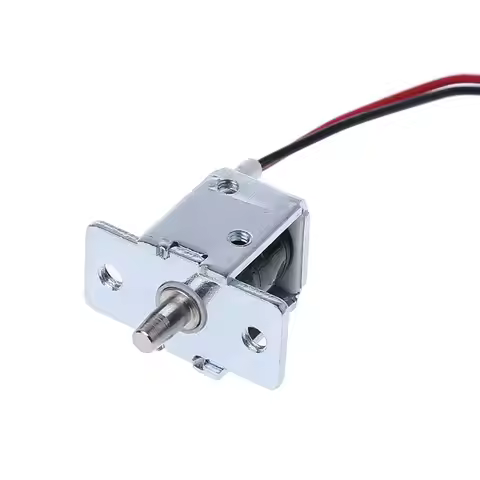 12V/0.5 A Electromagnetic Solenoid Lock Safe Small Size Easy to Install for Electirc Lock Cabinet Do