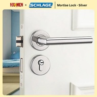 [Free Install] Schlage Mortise Lock Entrance Door | Main Door Lock Set | Silver Lock Wooden Door Loc