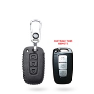 Hyundai Elantra / Sonata / Tucson / Santa Fe Keyless Remote Smart Entry Keyless Car Key Hand Sewn Le