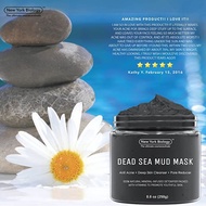 New York Biology Dead Sea Mud Mask for Face &amp; Body - Spa Quality [Infused with Eucalyptus /Tea Tree Oil [SG SELLER]