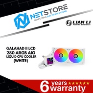 LIAN LI GALAHAD II LCD 280 ARGB AIO LIQUID CPU COOLER BLACK/WHITE