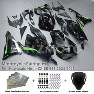 For Kawasaki ZX6R 636 ZX-6R 2024 2025 Motorcycle Plastic Shell Fairing Bodywork Set ZX636 ZX-6R ZX 6