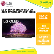 LG 55” / 65" Inch CX Series 4K UHD Smart SELF-LIT OLED TV with AI ThinQ® (2020), OLED55CXPTA / OLED65CXPTA