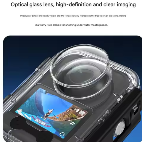 AntiScratch Diving Shell With Opticals Claritys For 360 Imaging Devices Case F19E