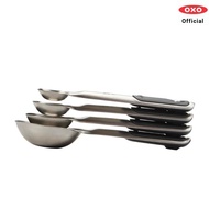 OXO ช้อนตวงสแตนเลส สตีล 4 ชิ้น l OXO GG Stainless Steel Measuring Spoons with Magnetic ถอดช้อนตวงได้
