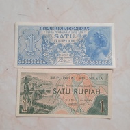uang lama kertas 1 rupiah rp1 dijamin asli 