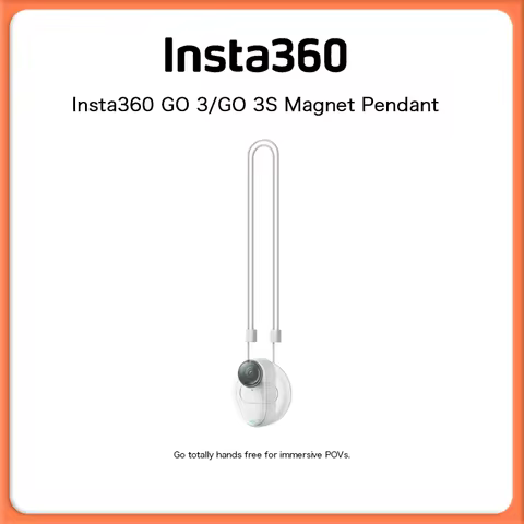 Insta360 GO 3/GO 3S Magnet Pendant Upgraded lanyard design makes it easier to store and more comfort