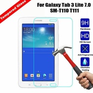 Tempered Glass SAMSUNG TAB 3 V LITE 3V T111 T116 T110 SM-T116 Anti Gores Kaca Pelindung Layar Tablet