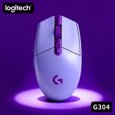 Logitech G304 Wireless Gaming Mouse LIGHTSPEED Tech 12000 DPI HERO Sensor 1ms Response 9-Month Batte