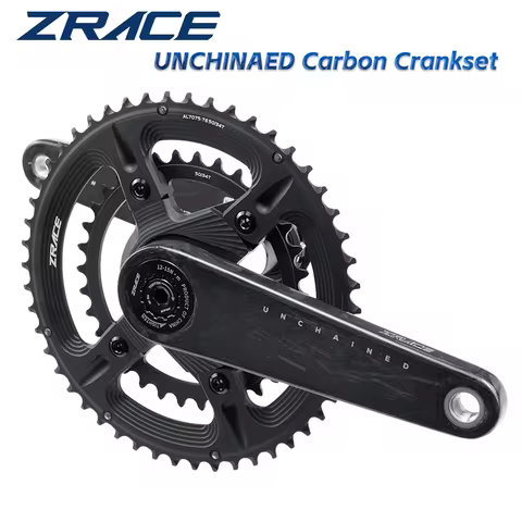 ZRACE UNCHAINED Crankset Carbon Fiber Lightweight Modular Structure Suitable for ROAD Gravel