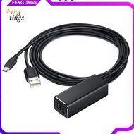 [Ft] 2 in 1 Micro USB/USB to RJ45 Ethernet Adapter Cable for Chromecast Fire TV Stick