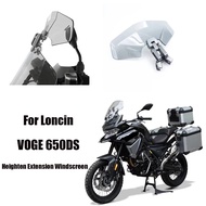 Heighten Extension Windscreen For Loncin VOGE 650DS DS 650 Motorcycle Windshield Deflector Adjustabl