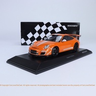 MINICHAMPS/Mini Cut 1: 18 PORSCHE PORSCHE 911 GT3 RS 4.0-2011-ORANGE ORANGE Alloy Seal 155062224
