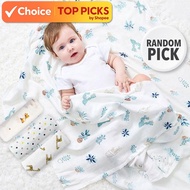 Momo House Muslin Swaddle Blanket | Soft Newborn Bedung & Napkin - Multifunctional, Breathable