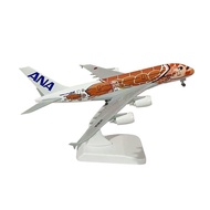 A380 Airplane Model Sea Turtle Airplane Model Simulation Airplane Model Painted Airplane Model 16-20
