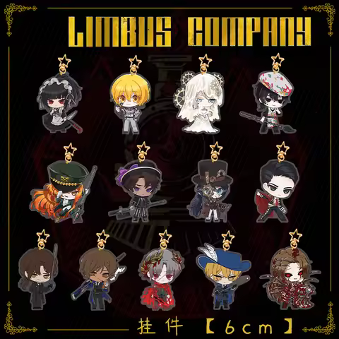 Limbus Compan acrylic key chain man MeurSault key ring Pendant Accessories friend gift Faust
