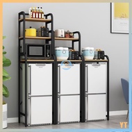 Refrigerator shelf mini floor small freezer above the top kitchen microwave oven multi-layer storage
